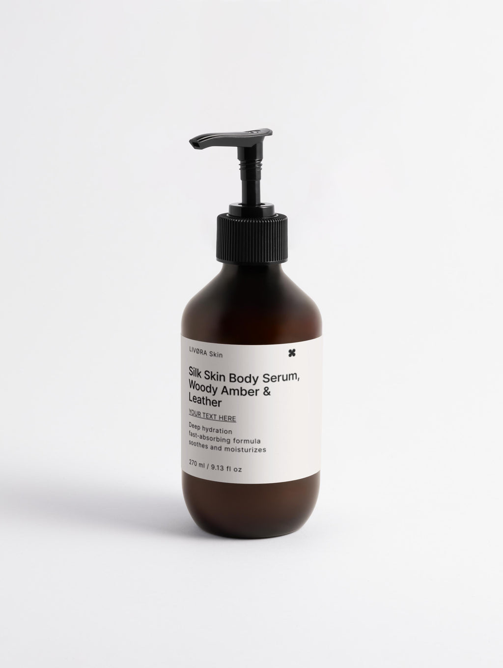 Silk Skin Body Serum, Woody Amber & Leather